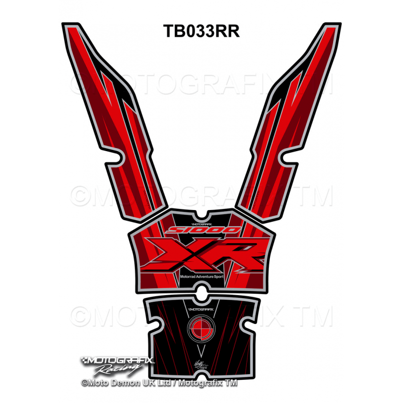 MOTOGRAFIX Adhesive tank protector TB033RR 780762