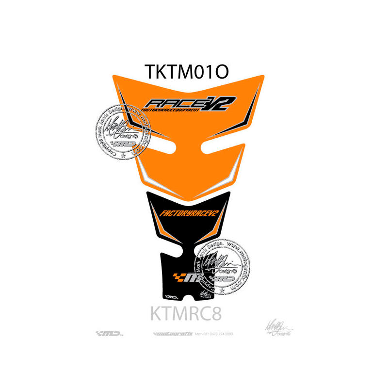 MOTOGRAFIX Protector de deposito adhesivo 789127VAR