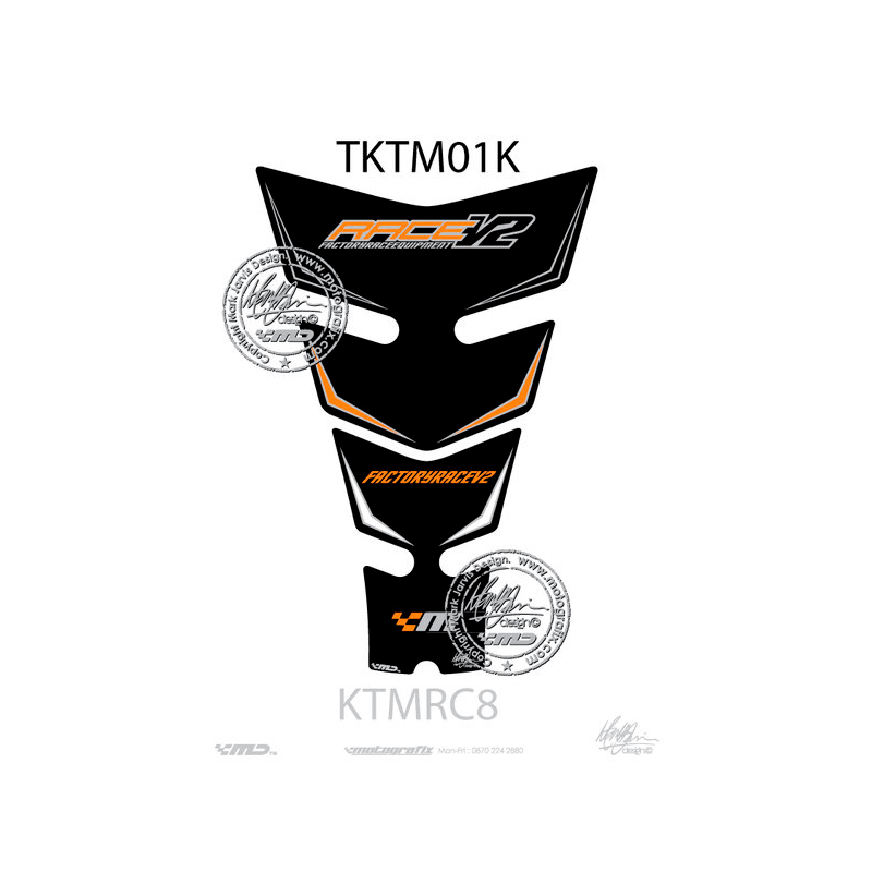 MOTOGRAFIX Protector de deposito adhesivo 789127VAR