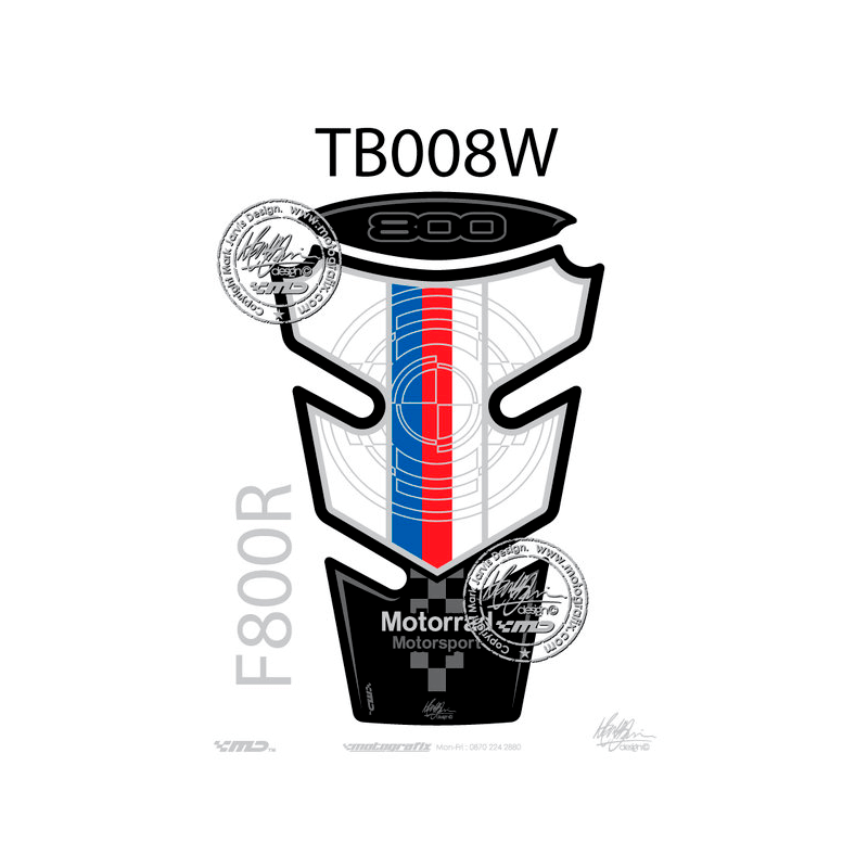 MOTOGRAFIX Adhesive tank protector 789183VAR