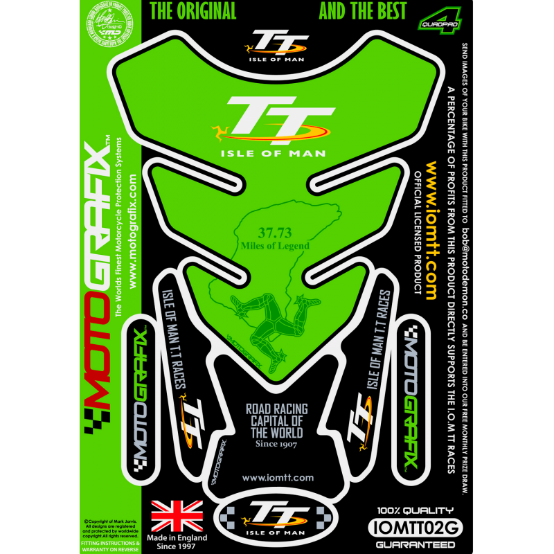 MOTOGRAFIX Protector de deposito adhesivo ISLE OF MAN TT 1 U 789205VAR