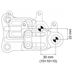 LSL Estriberas retrasadas 2-SLIDE YZF-R1M RACING 442647