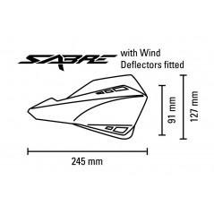 BARKBUSTERS Handguard kit SABRE 44400154VAR