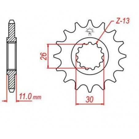 JT SPROCKETS Piñon 1591 15 T 46159115