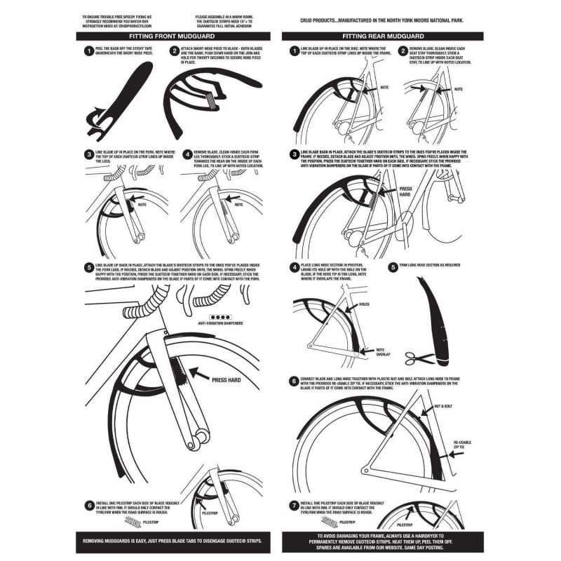 CRUD GUARDABARROS ROAD RACER MK3 5023486000390