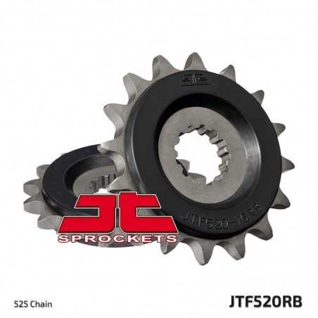JT SPROCKETS Piñon goma 520 steel 17 dientes F52017RB