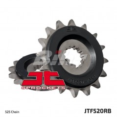 Rubber pinion  520 steel 17 dientes