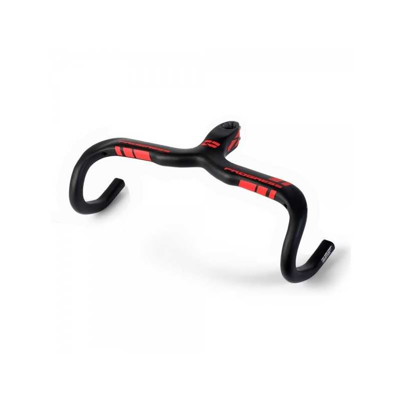 PROGRESS HANDLEBAR PG-232 COCKPIT CARBON ROAD 42CM 110 PGMARO232RJ110V