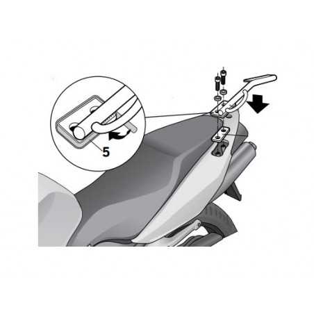 SHAD Fijación Top Master para maletas y baúles - Anclajes soportes herraje moto H0VF82ST