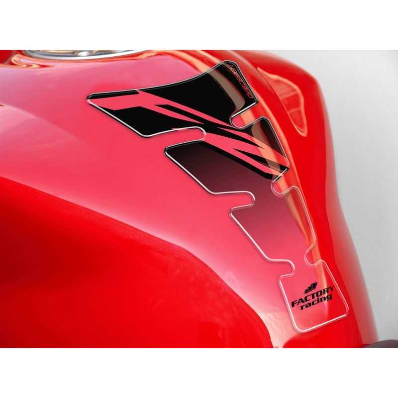PUIG Protector de depósito Spirit para [modelo moto] en negro y transparente 4227