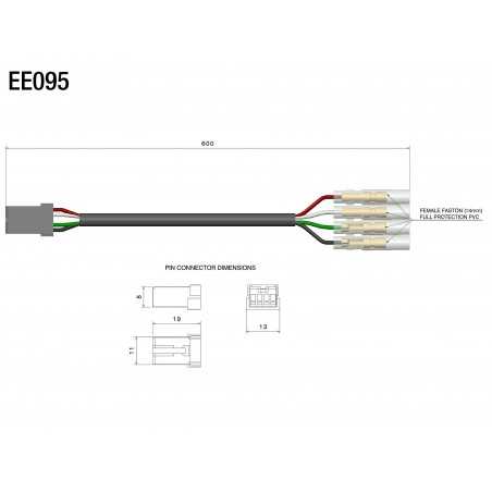 RIZOMA Wiring kit for rear turn signals EE095