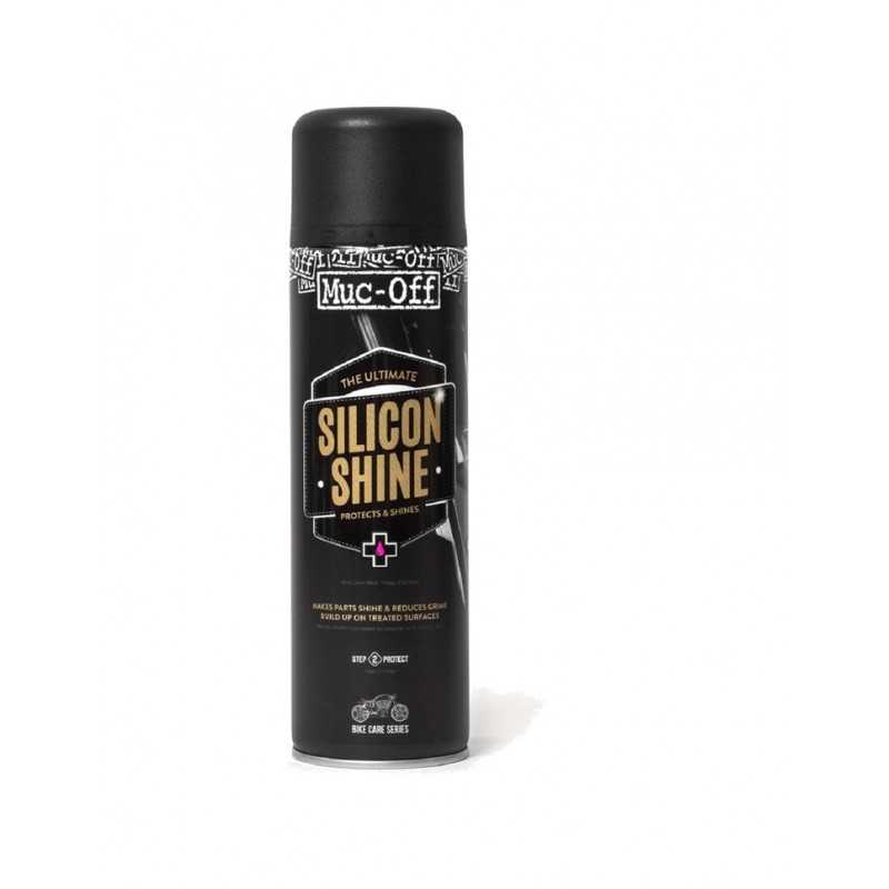 MUC-OFF Spray Abrillantador y Protector Silicone Shine de - Fragancia Cereza 500ml 66391