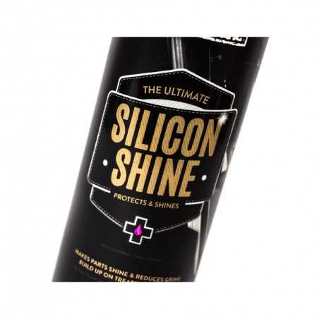 MUC-OFF Spray Abrillantador y Protector Silicone Shine de - Fragancia Cereza 500ml 66391