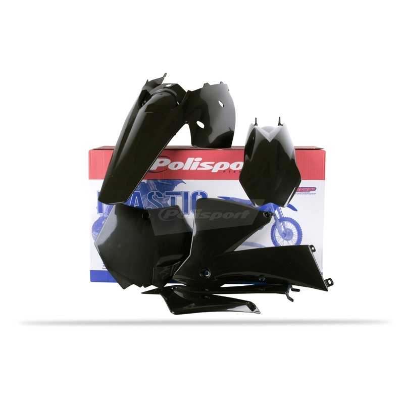 Black plastic complete fairing kit