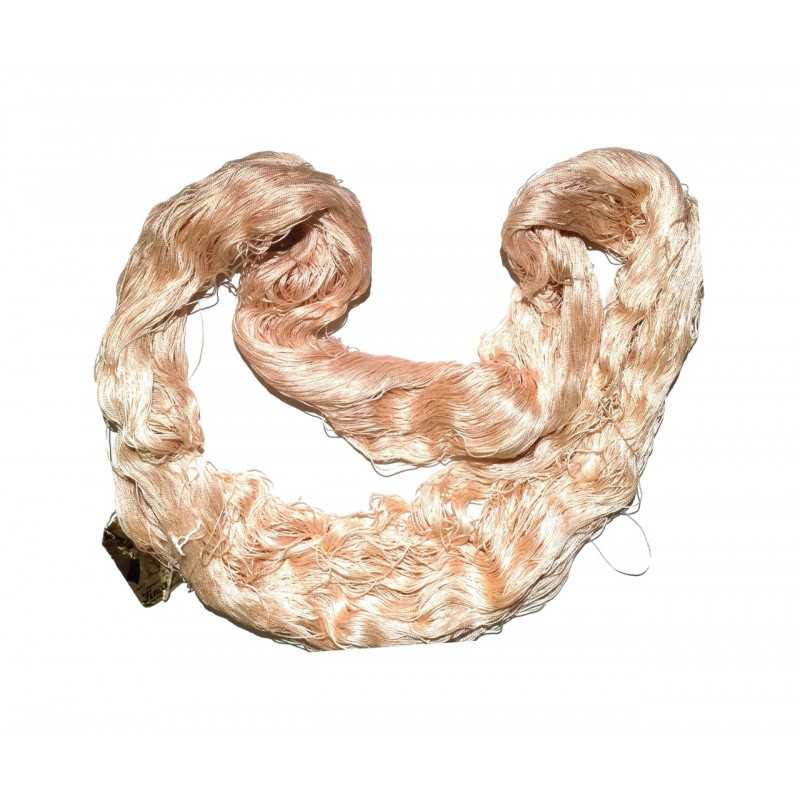 PRESENCIA Madeja de hilo perle 200 grs en color crudo con etiqueta dorada MAD200OR