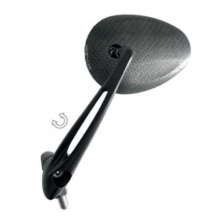 Rear-view mirror on left or right fist -