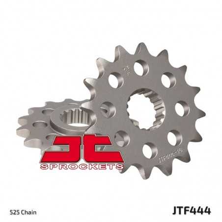 JT SPROCKETS Piñon 444 de acero con 17 dientes F44417
