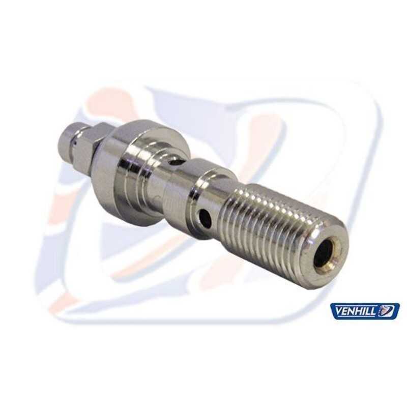 Double screw with bleeder  3/8¨