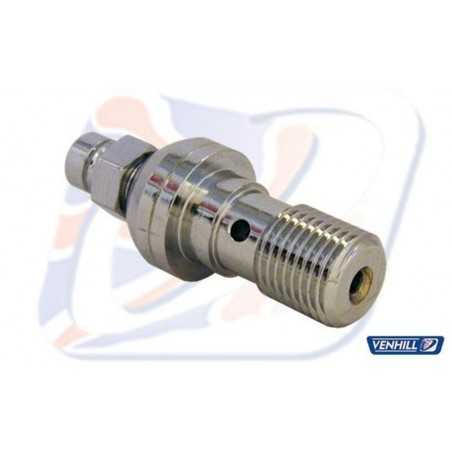 Screw with bleeder M10x1