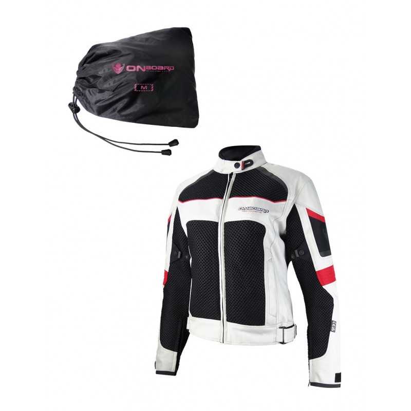 ON BOARD Jacket motorcycle jacket woman ´´3D-AIR´´ JXL3D