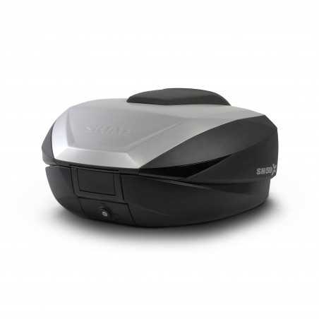 SHAD SH59X ALU extendable aluminum motorcycle suitcase with capacity of 59L D0B59200