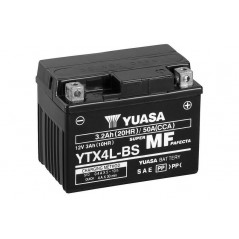YUASA Batería de moto con electrolito YTX4L--BS COMBIPACK 61316VAR2