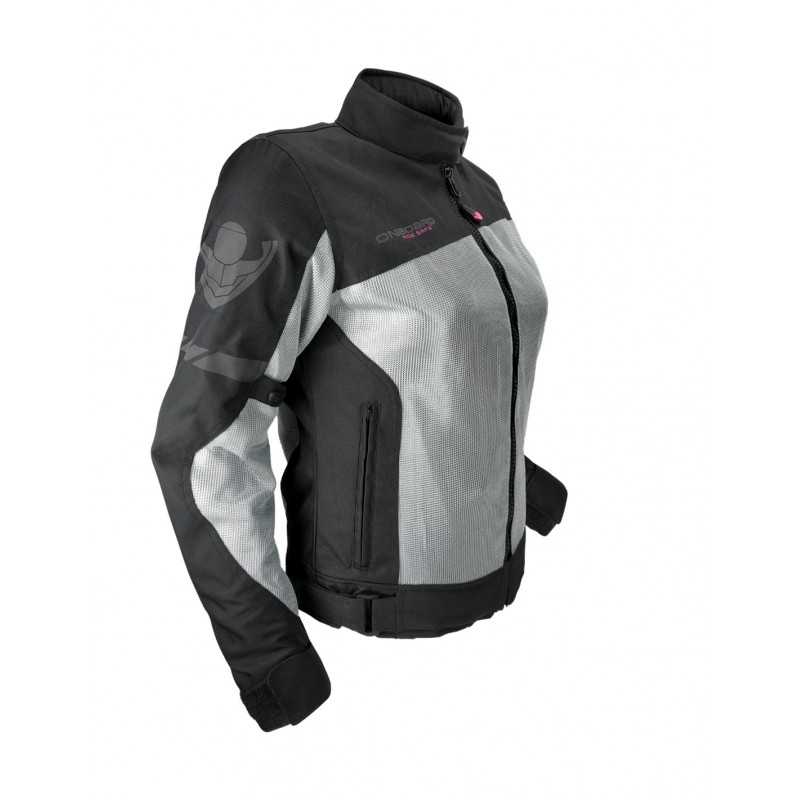 ON BOARD Women''s short summer motorcycle jacket AIR ZONE JLAIZBBG