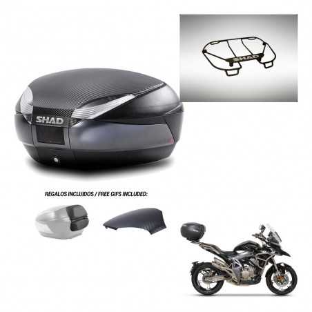 SHAD Baul trasero + parrilla portabultos superior herraje montaje SH48 KIT-241699