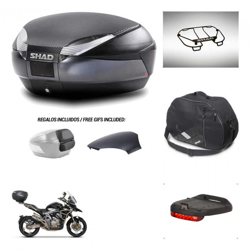 SHAD Baul trasero + accesorios herraje montaje SH48 KIT-241702