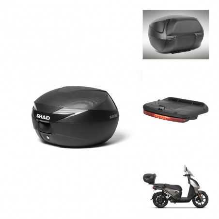 SHAD Baul trasero + accesorios herraje montaje SH39 SH 39 CARBONO CARBONLOOK KIT-241730