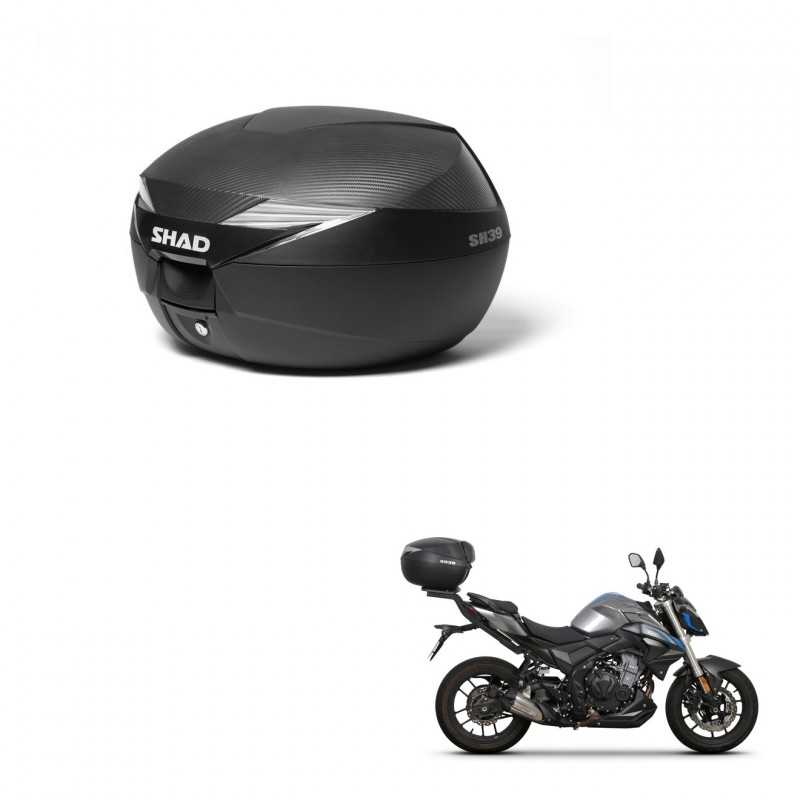 SHAD Baul trasero + herraje montaje SH39 SH 39 CARBONO CARBONLOOK KIT-241731