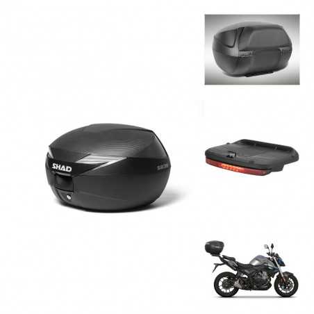 SHAD Baul trasero + accesorios herraje montaje SH39 SH 39 CARBONO CARBONLOOK KIT-241734