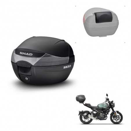 SHAD Baul trasero + respaldo de pasajero herraje montaje SH33 SH 33 KIT-241773