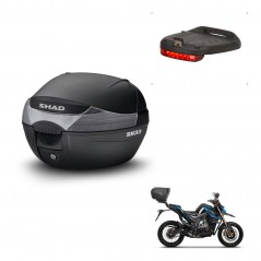SHAD Baul trasero + luz de freno herraje montaje SH33 SH 33 KIT-241784