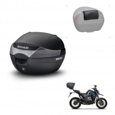 SHAD Baul trasero + respaldo de pasajero herraje montaje SH33 SH 33 KIT-241785