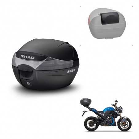 SHAD Baul trasero + respaldo de pasajero herraje montaje SH33 SH 33 KIT-241789