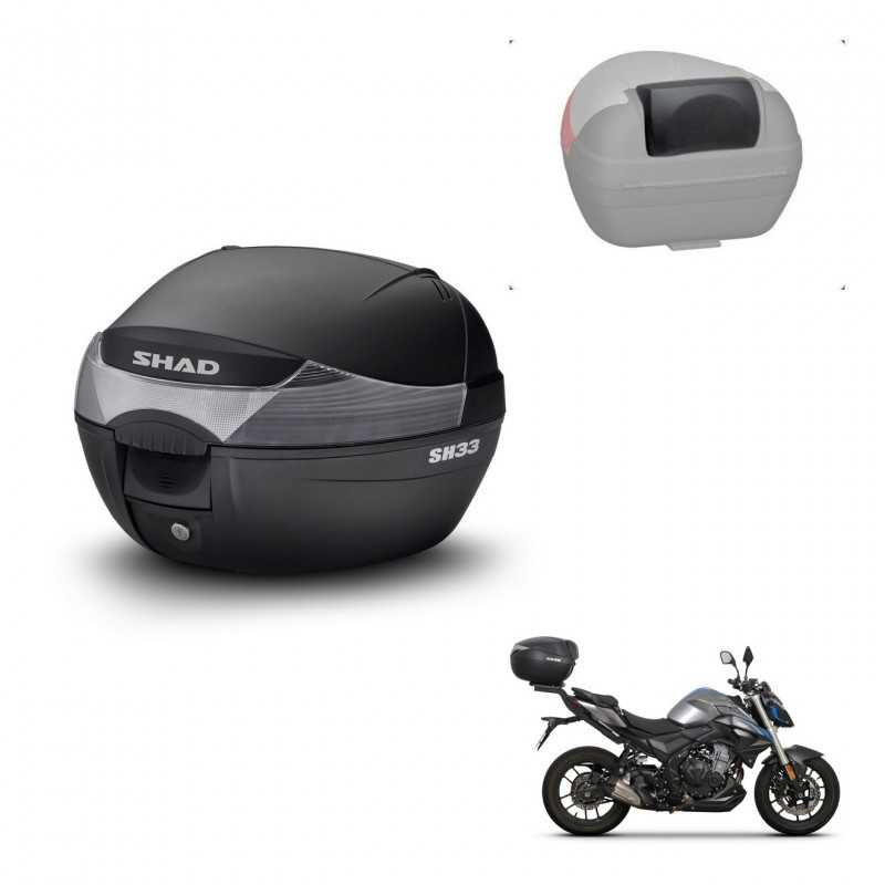 SHAD Baul trasero + respaldo de pasajero herraje montaje SH33 SH 33 KIT-241801