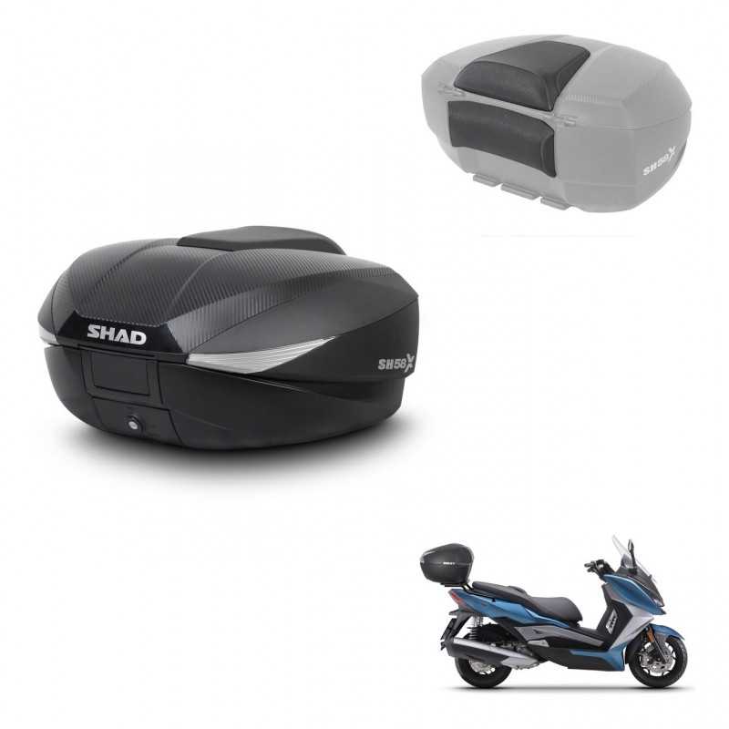 SHAD Rear trunk + passenger backrest + mounting hardware SH58X KIT-241975