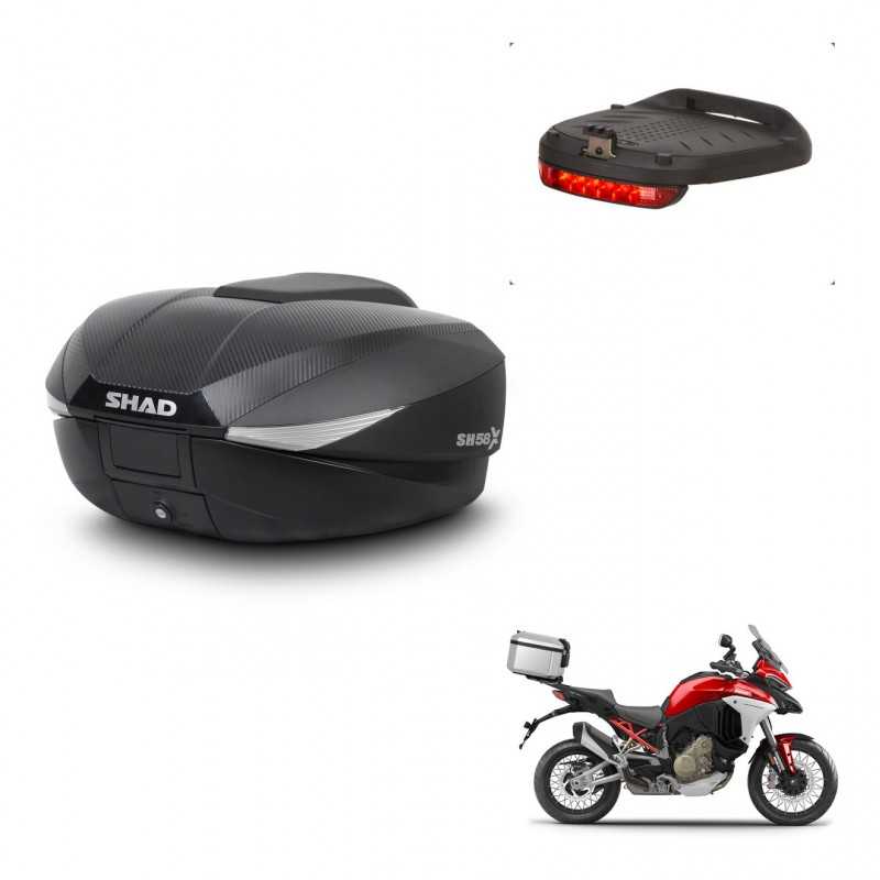SHAD Baul trasero + luz de freno herraje montaje SH58X KIT-241980