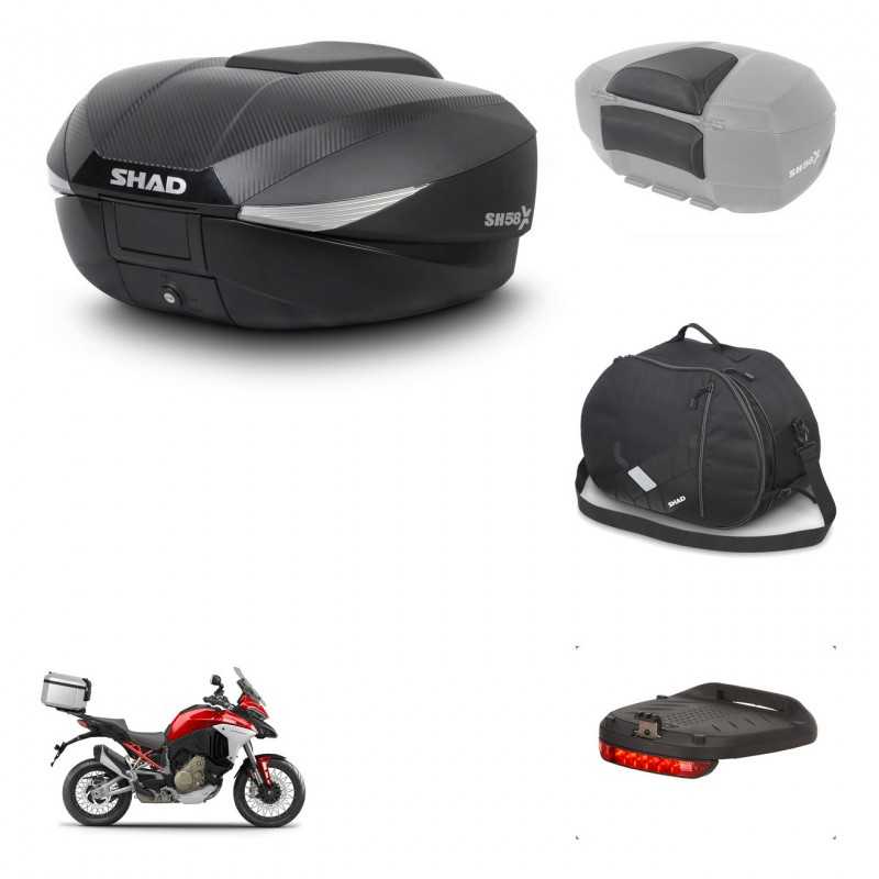 SHAD Rear trunk + accessories + mounting hardware SH58X KIT-241986
