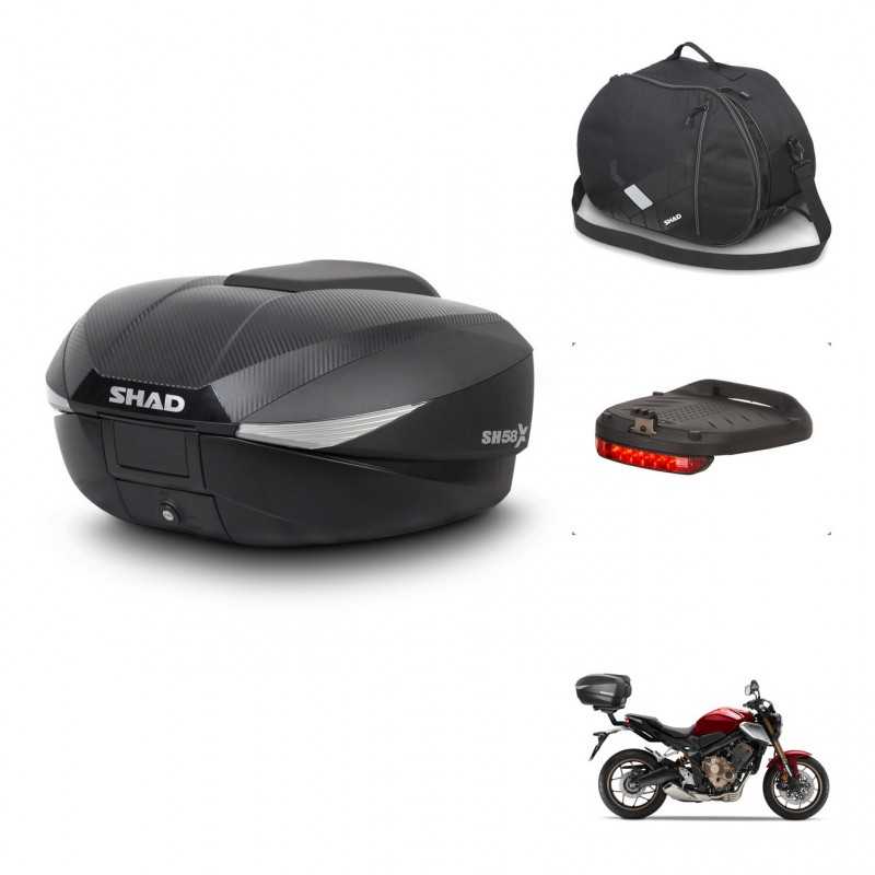 SHAD Baul trasero + accesorios herraje montaje SH58X KIT-241990