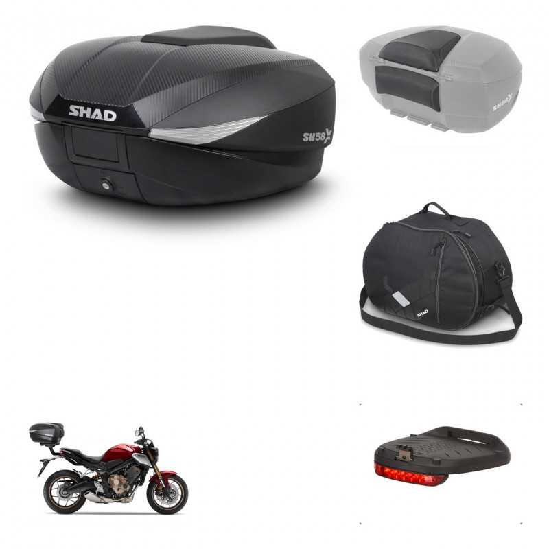 SHAD Rear trunk + accessories + mounting hardware SH58X KIT-241994