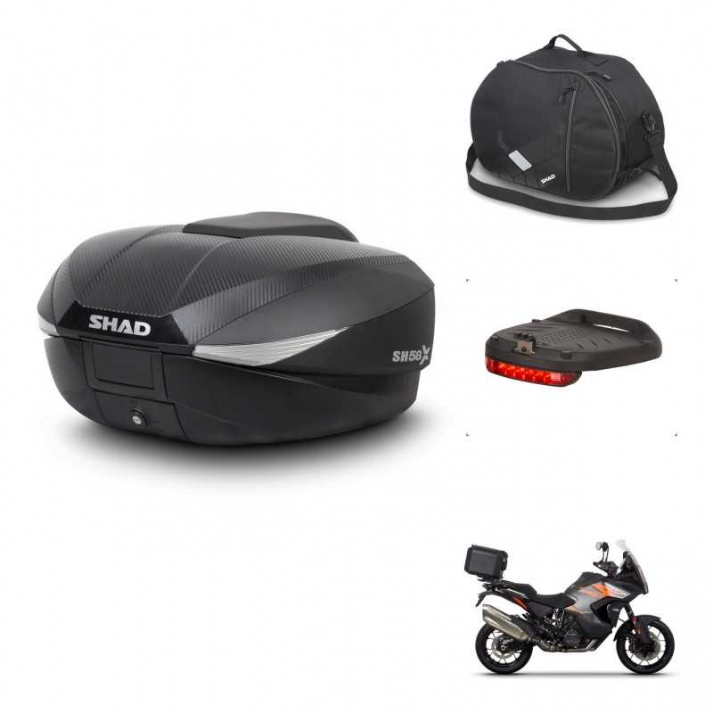 SHAD Rear trunk + accessories + mounting hardware SH58X KIT-241998