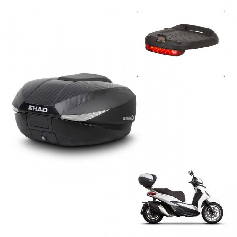 SHAD Baul trasero + luz de freno herraje montaje SH58X KIT-242004