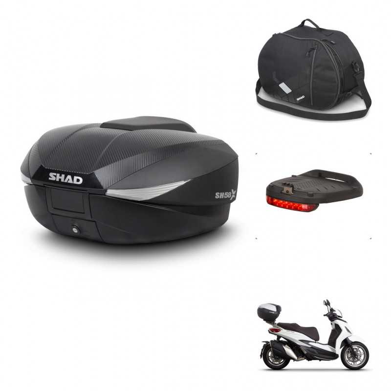SHAD Baul trasero + accesorios herraje montaje SH58X KIT-242006