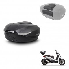 SHAD Rear trunk + passenger backrest + mounting hardware SH58X KIT-242007