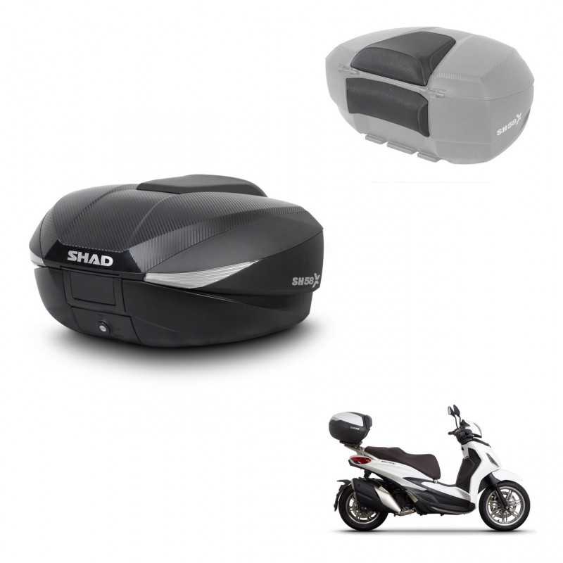 SHAD Rear trunk + passenger backrest + mounting hardware SH58X KIT-242007