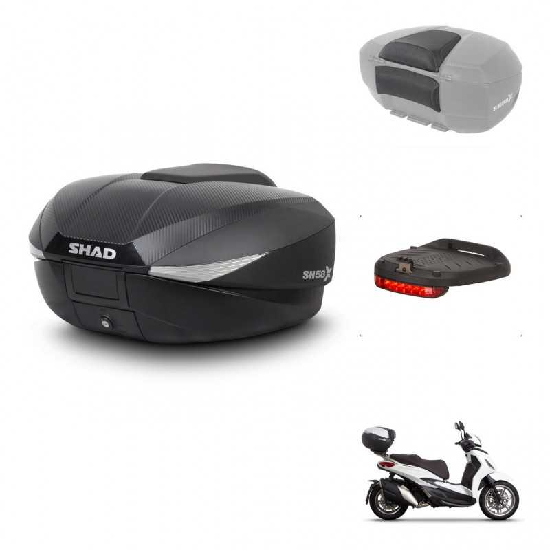 SHAD Rear trunk + accessories + mounting hardware SH58X KIT-242008