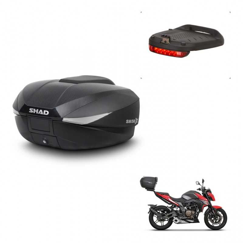 SHAD Baul trasero + luz de freno herraje montaje SH58X KIT-242020