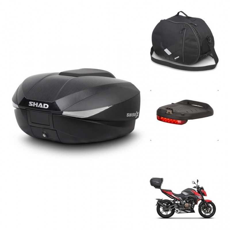 SHAD Baul trasero + accesorios herraje montaje SH58X KIT-242022